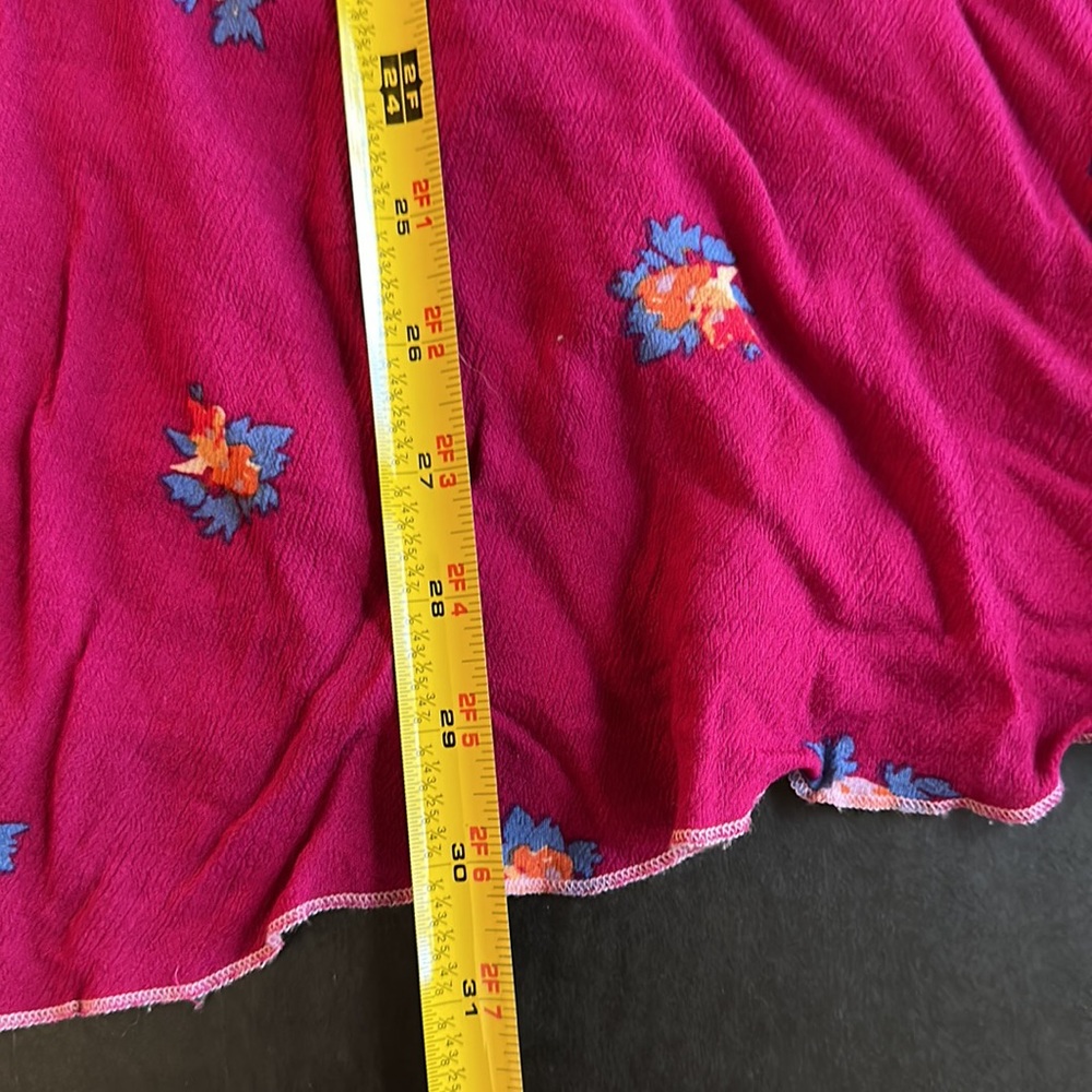 FREE PEOPLE. INTIMATELY. Light weight swing dress with tie back.  Size S - Picture 7 of 7